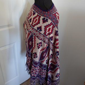 Women pullover poncho